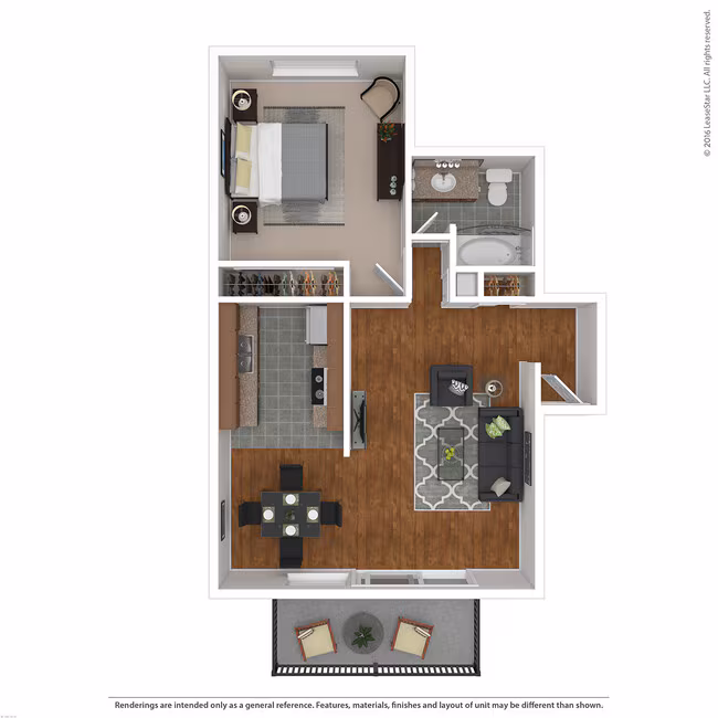 La Paz 1031-A floor plan